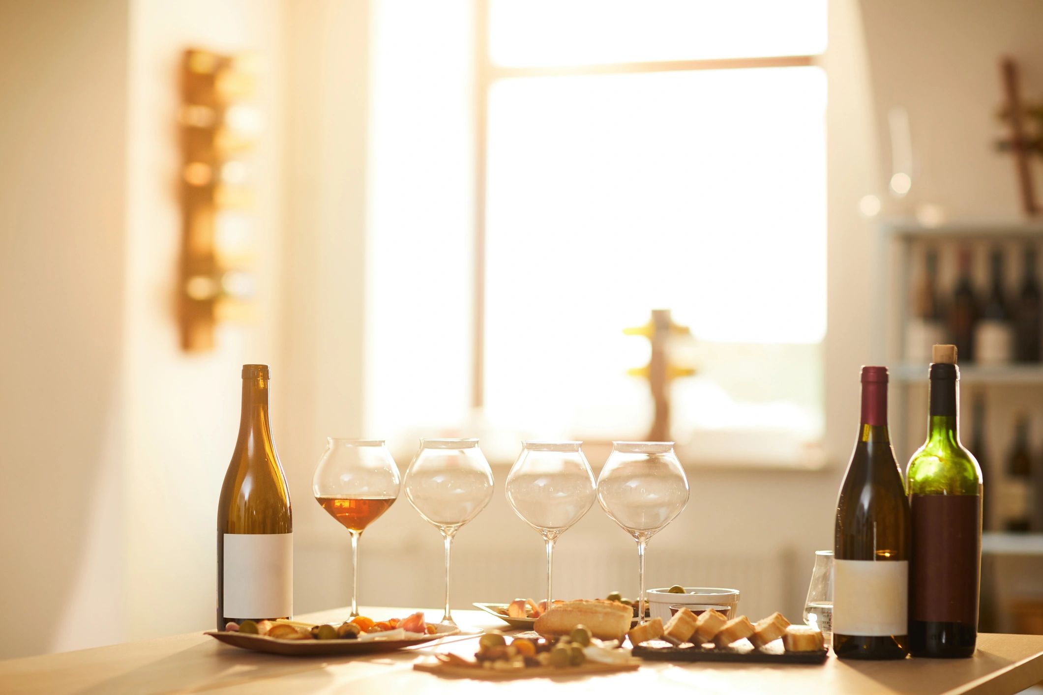 People enjoying wine tasting event